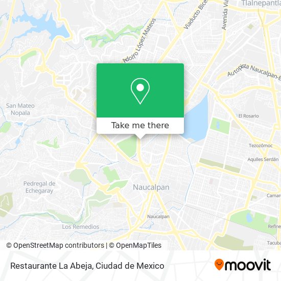 Restaurante La Abeja map