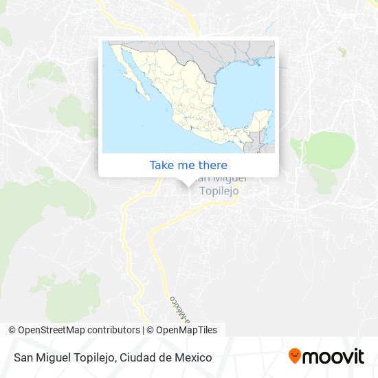Mapa de San Miguel Topilejo
