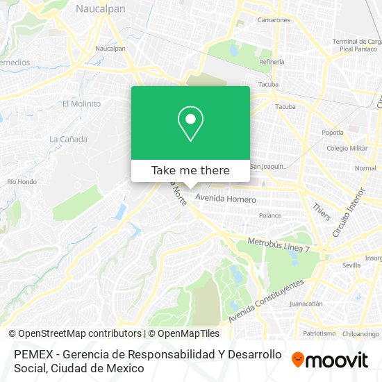 PEMEX - Gerencia de Responsabilidad Y Desarrollo Social map