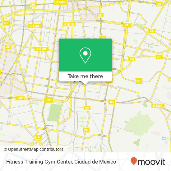 Mapa de Fitness Training Gym-Center