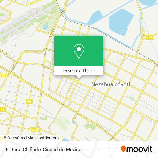 El Taco Chiflado map