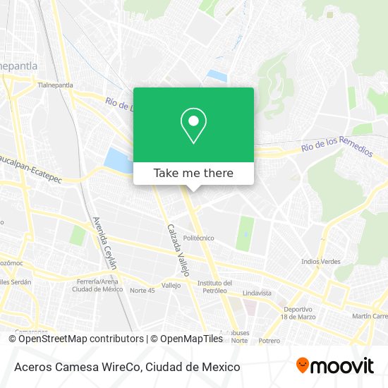 Aceros Camesa WireCo map