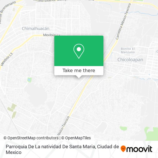 Parroquia De La natividad De Santa Maria map