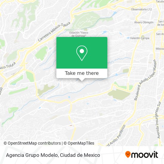 Agencia Grupo Modelo map