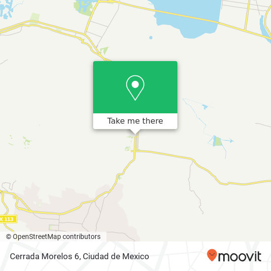 Mapa de Cerrada Morelos 6