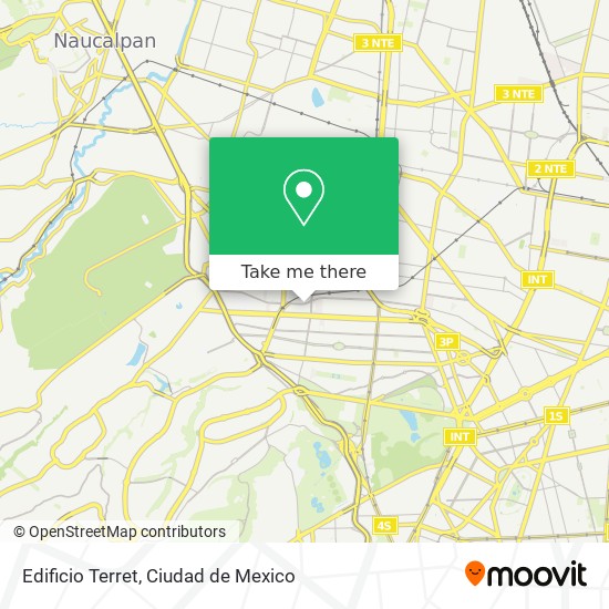 Edificio Terret map