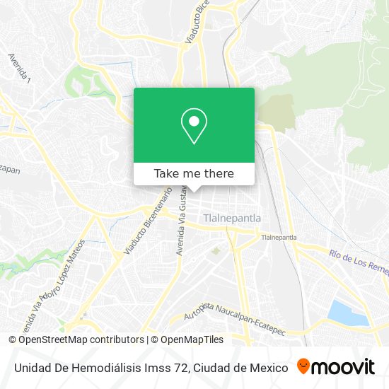 Unidad De Hemodiálisis Imss 72 map