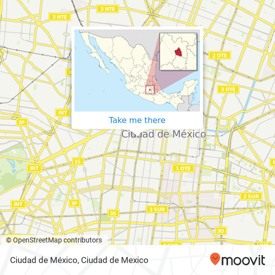 Mapa de Ciudad de México