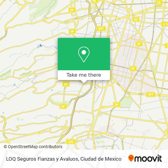 LOQ Seguros Fianzas y Avaluos map