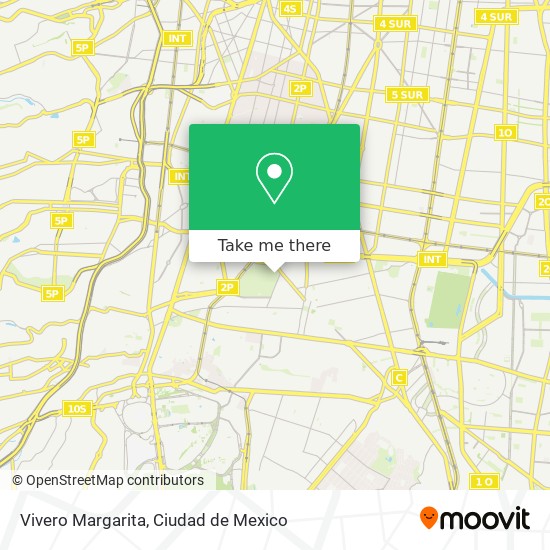 Vivero Margarita map