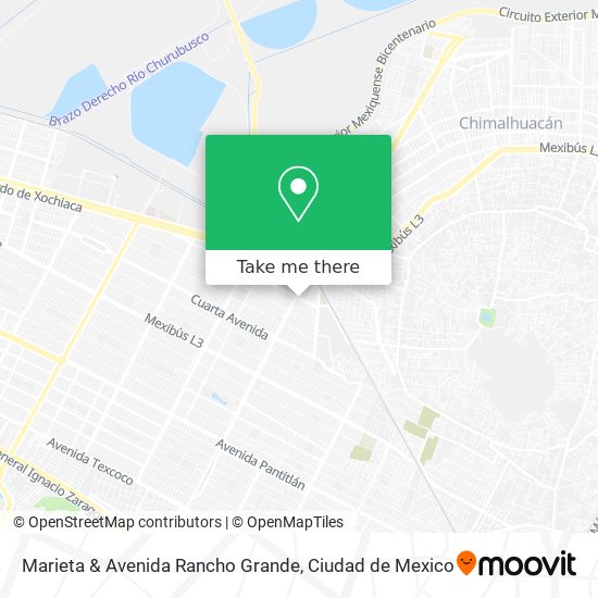 Mapa de Marieta & Avenida Rancho Grande