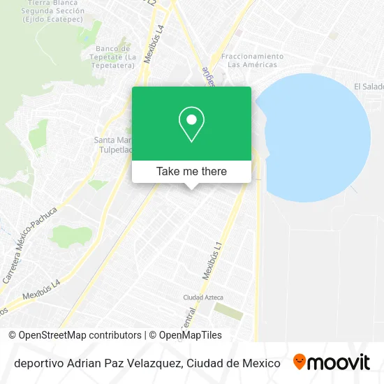 Mapa de deportivo Adrian Paz Velazquez