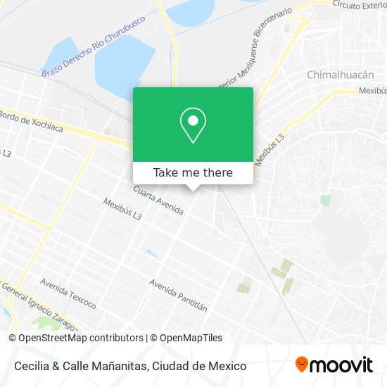 Cecilia & Calle Mañanitas map