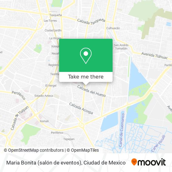 Maria Bonita (salón de eventos) map