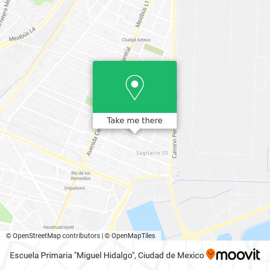 Mapa de Escuela Primaria "Miguel Hidalgo"