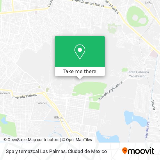 Spa y temazcal Las Palmas map
