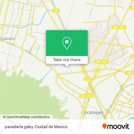 panadería gaby map