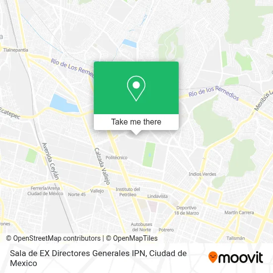 Sala de EX Directores Generales IPN map