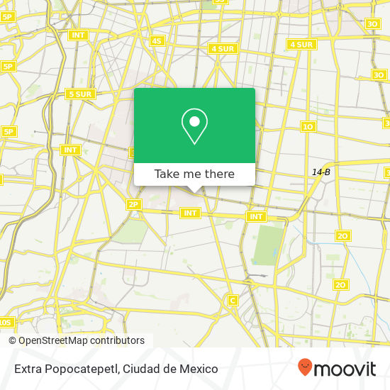 Extra Popocatepetl map