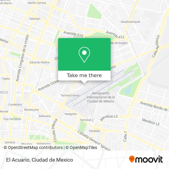 Mapa de El Acuario