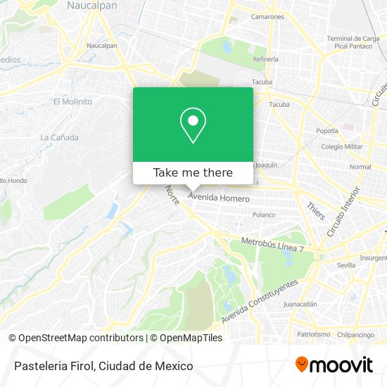 Pasteleria Firol map