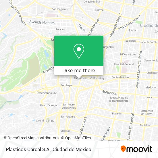 Plasticos Carcal S.A. map