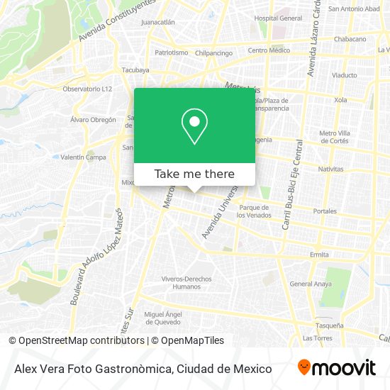 Alex Vera Foto Gastronòmica map