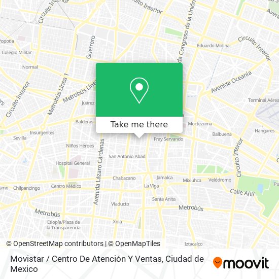 Movistar / Centro De Atención Y Ventas map