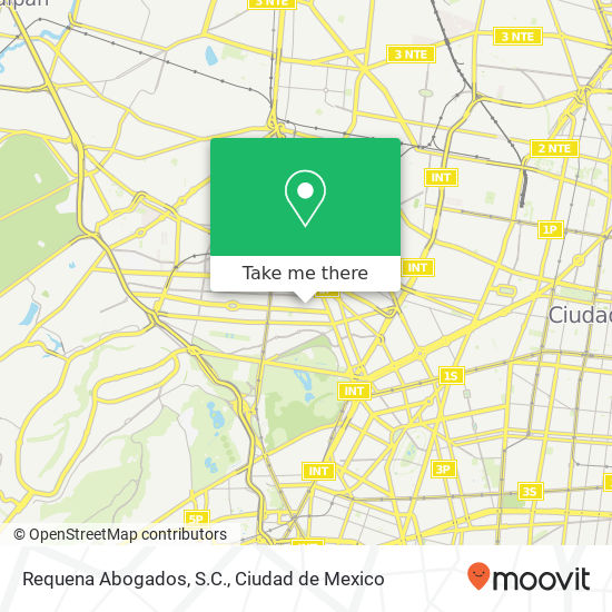 Mapa de Requena Abogados, S.C.