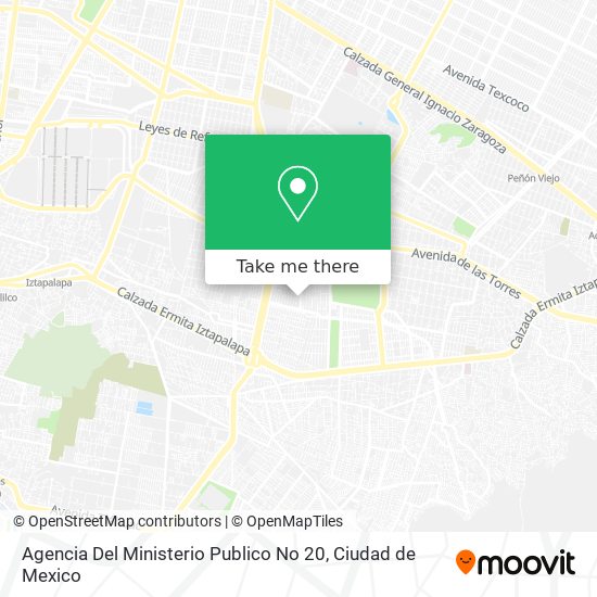 Agencia Del Ministerio Publico No 20 map