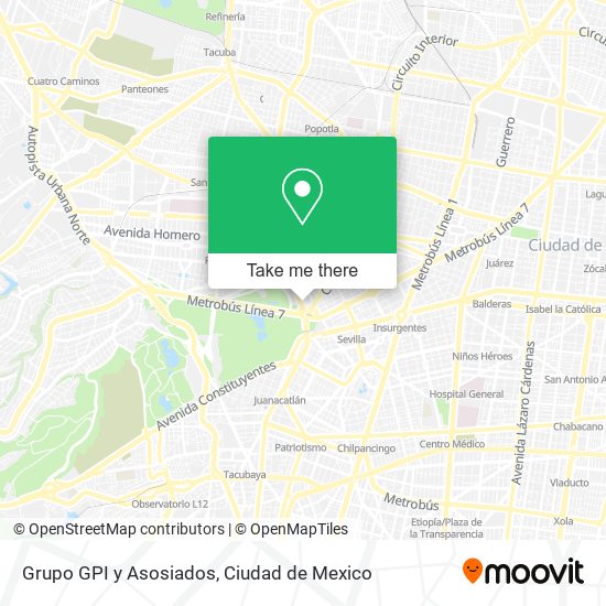 Grupo GPI y Asosiados map