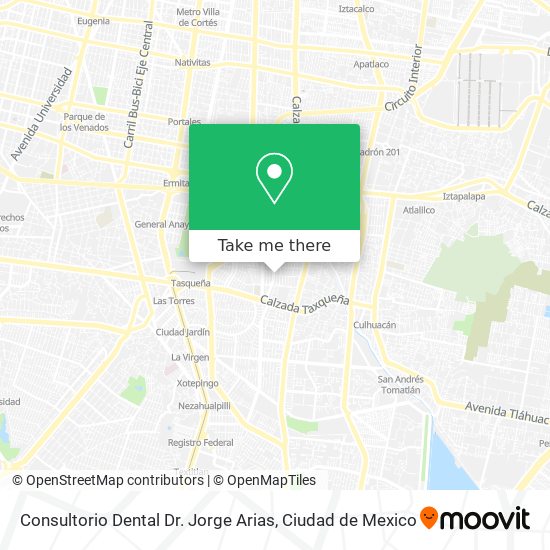 Consultorio Dental Dr. Jorge Arias map