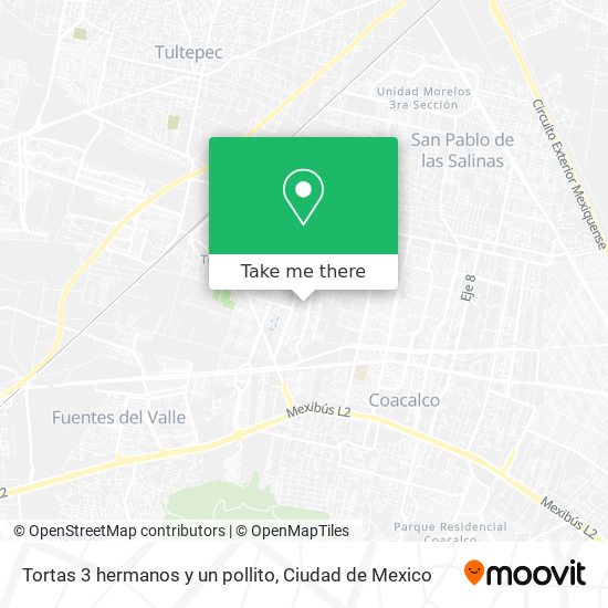 Tortas 3 hermanos y un pollito map