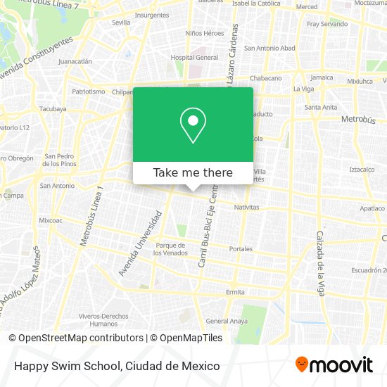 Happy  Swim School map