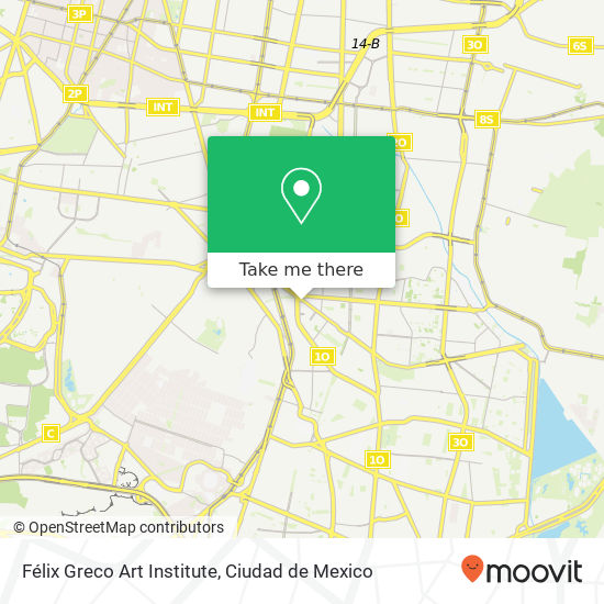 Félix Greco Art Institute map