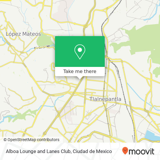 Alboa Lounge and Lanes Club map