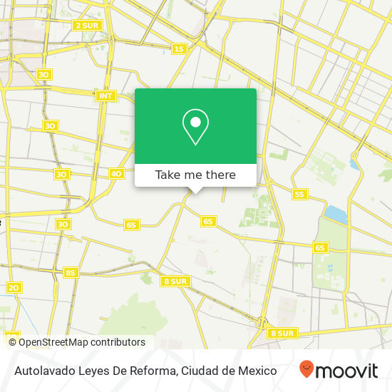 Autolavado Leyes De Reforma map