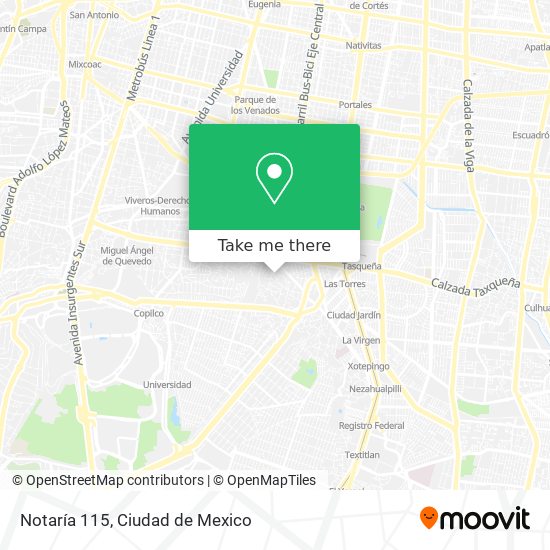 Notaría 115 map