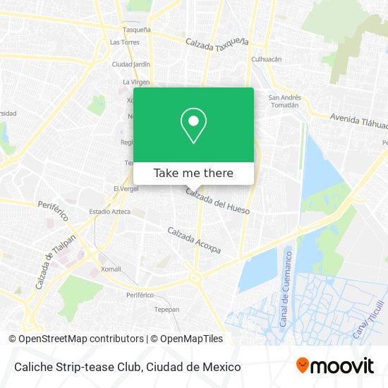 Caliche Strip-tease Club map
