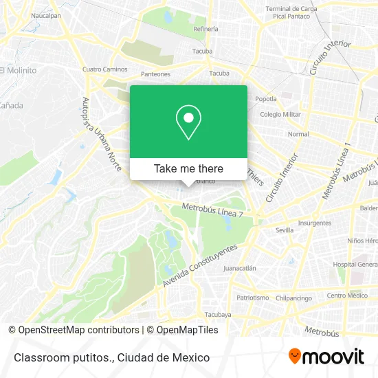 Classroom putitos. map