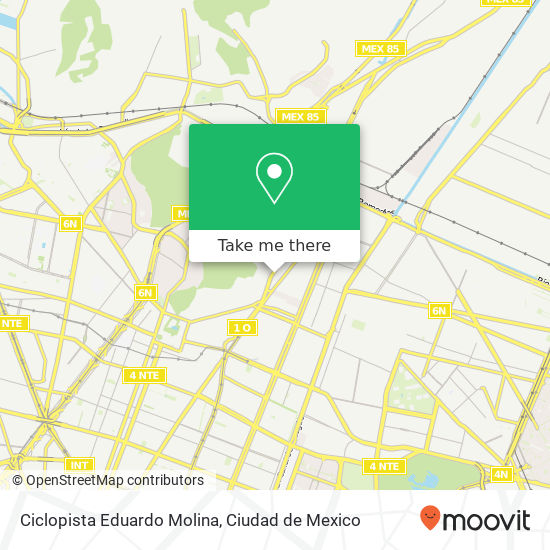 Ciclopista Eduardo Molina map