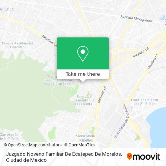 Juzgado Noveno Familiar De Ecatepec De Morelos map