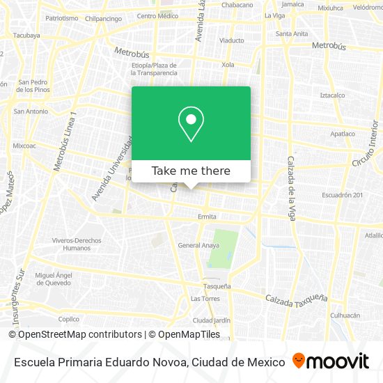 Mapa de Escuela Primaria Eduardo Novoa