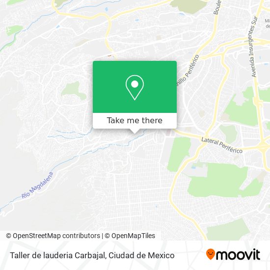 Taller de lauderia Carbajal map