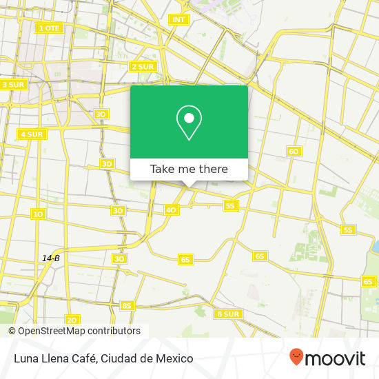 Luna Llena Café map