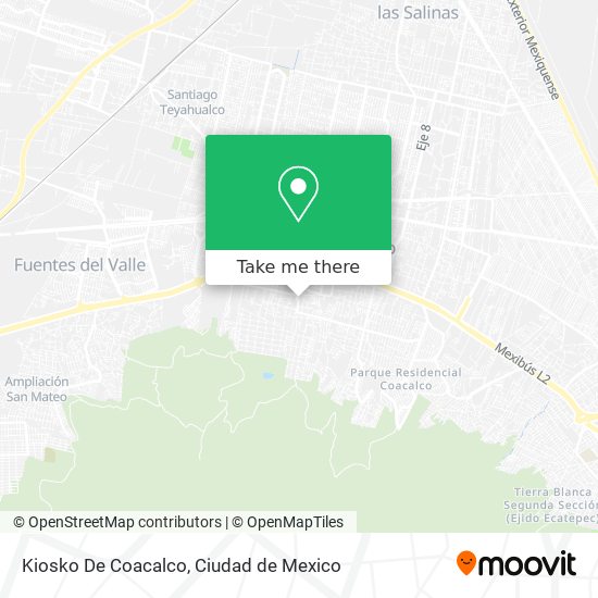 Kiosko De Coacalco map