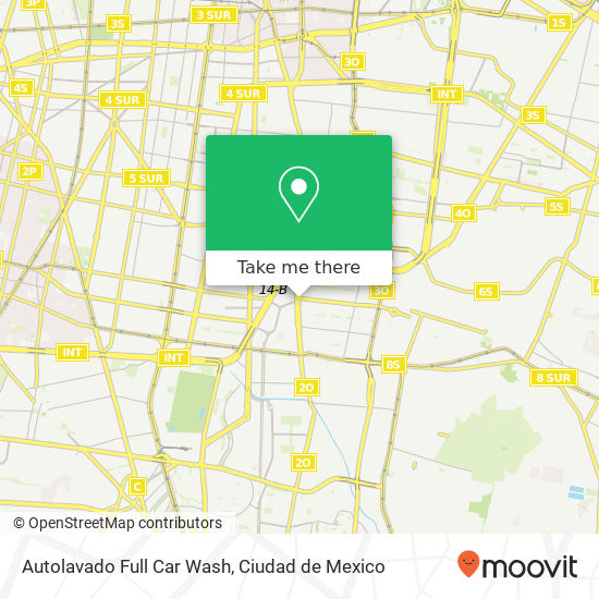 Autolavado Full Car Wash map