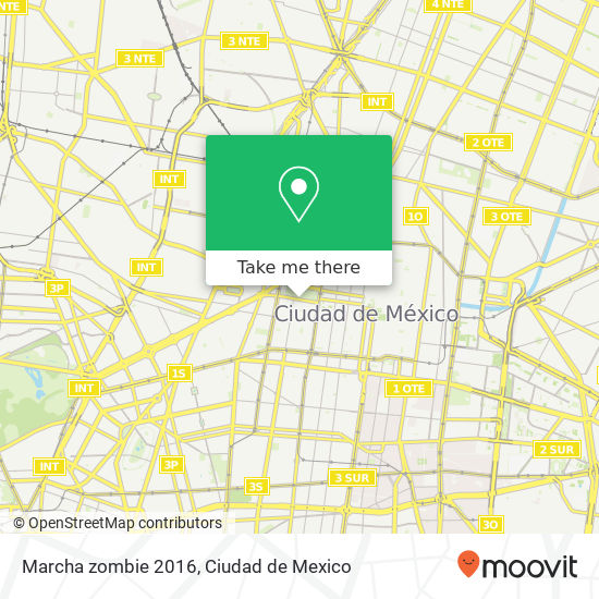 Marcha zombie 2016 map