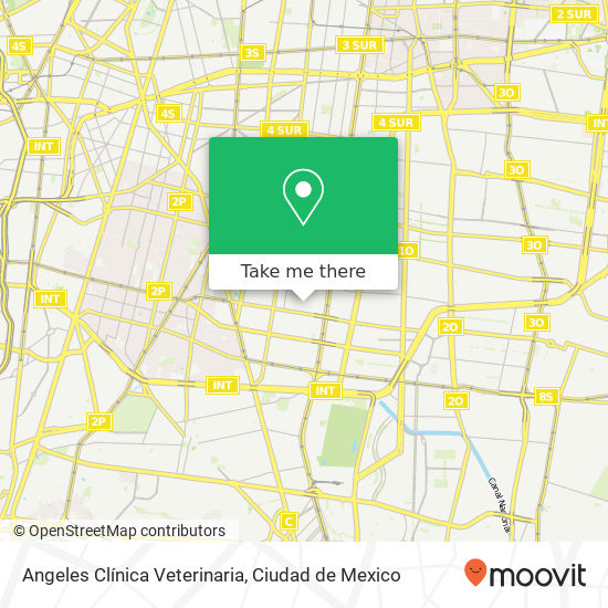 Angeles Clínica Veterinaria map