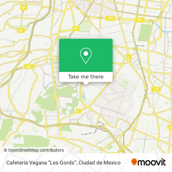 Cafetería Vegana “Les Gords” map